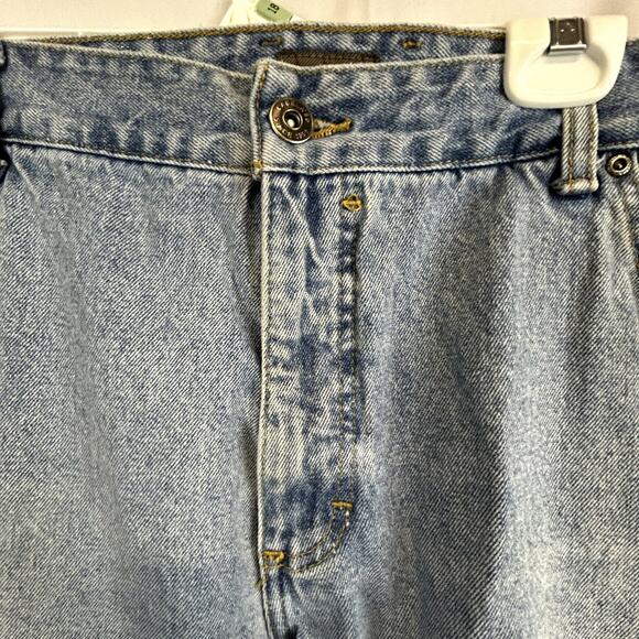 Cabela's Jeans Men's 40x29 Heavy denim light wash blue relaxed fit Mexico - Picture 4 of 11